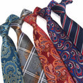 New Trend 78 Styles  Low MOQ Shaoxing Tie Mens Business Formal Stripe Necktie Cheap Polyester Ties