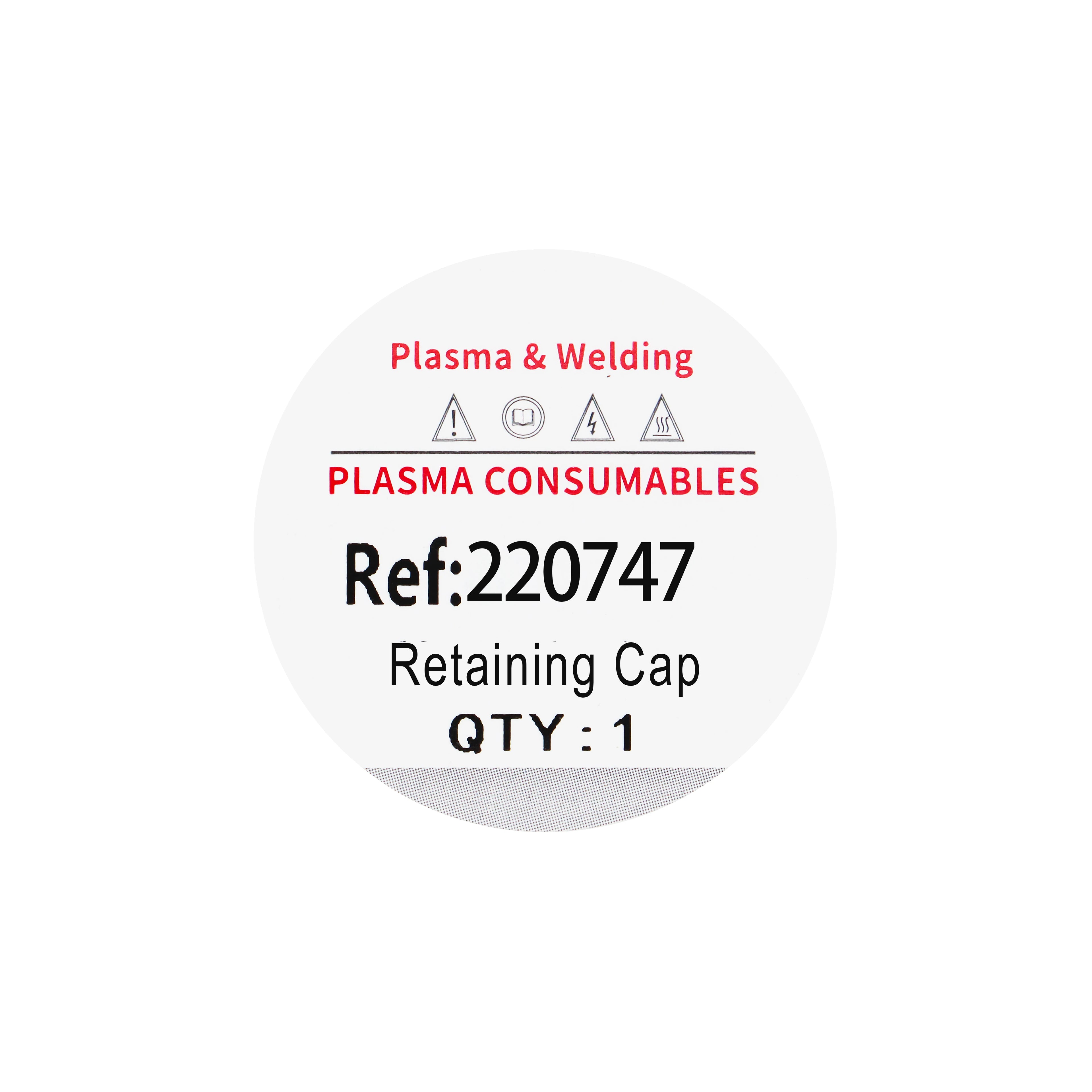Plasma Cutting Retaining Cap 220747 HPR130 260 400 Torch Accessories 30-130A