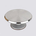 Baking Party Tool Cake 12'' Table Rotating Stand Non-slip Bottom Aluminum Alloy Making Turntable