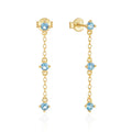 SP 2023 Women Luxury 925 Sterling Silver Zircon Dangling Tassel 925 Silver Earring for Women
