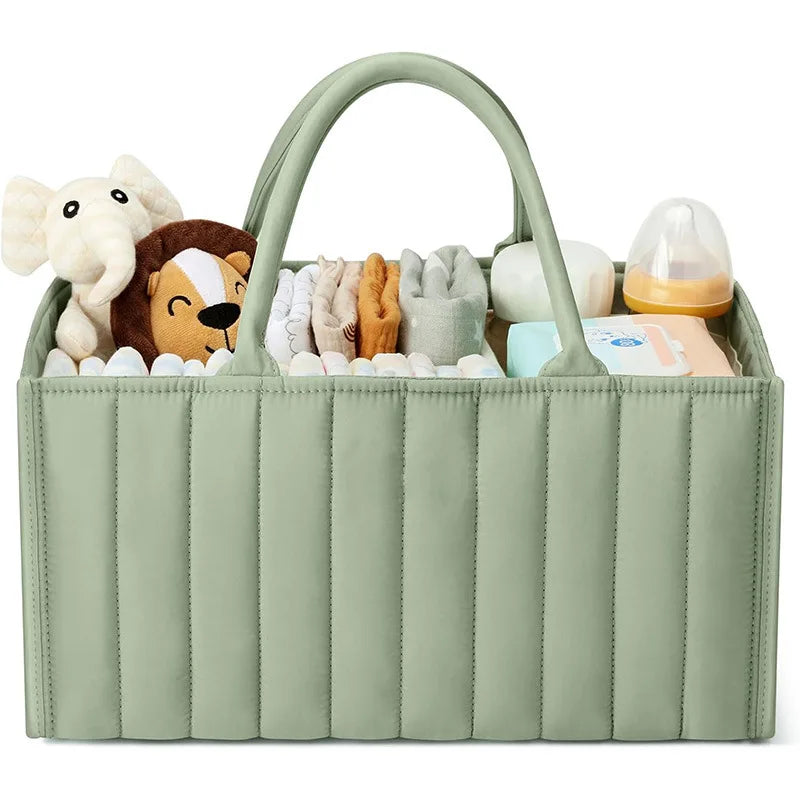 Custom Design Diaper Storage Bag Multi-functional Diaper Bag for Mother Baby Products Foldable Removable Divider Mommy Bag