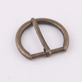 22mm Semicircle Zinc Alloy Metal Pin Belt Buckle for Garment Luggage Bag