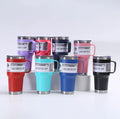 Custom Stainless Steel Insulated Coffee Travel Mug with Straw