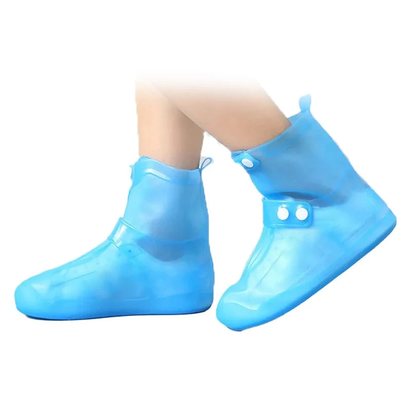 Unisex Reusable Thick Durable Anti-slip Resistant Rain Boots Covers Non-Slip Washable Protection Shoe Covers