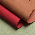 Italian Hot Selling Semi-PU Litchi Grain Italian Trendy Dimensional Leather Fabric for Sofa Furniture