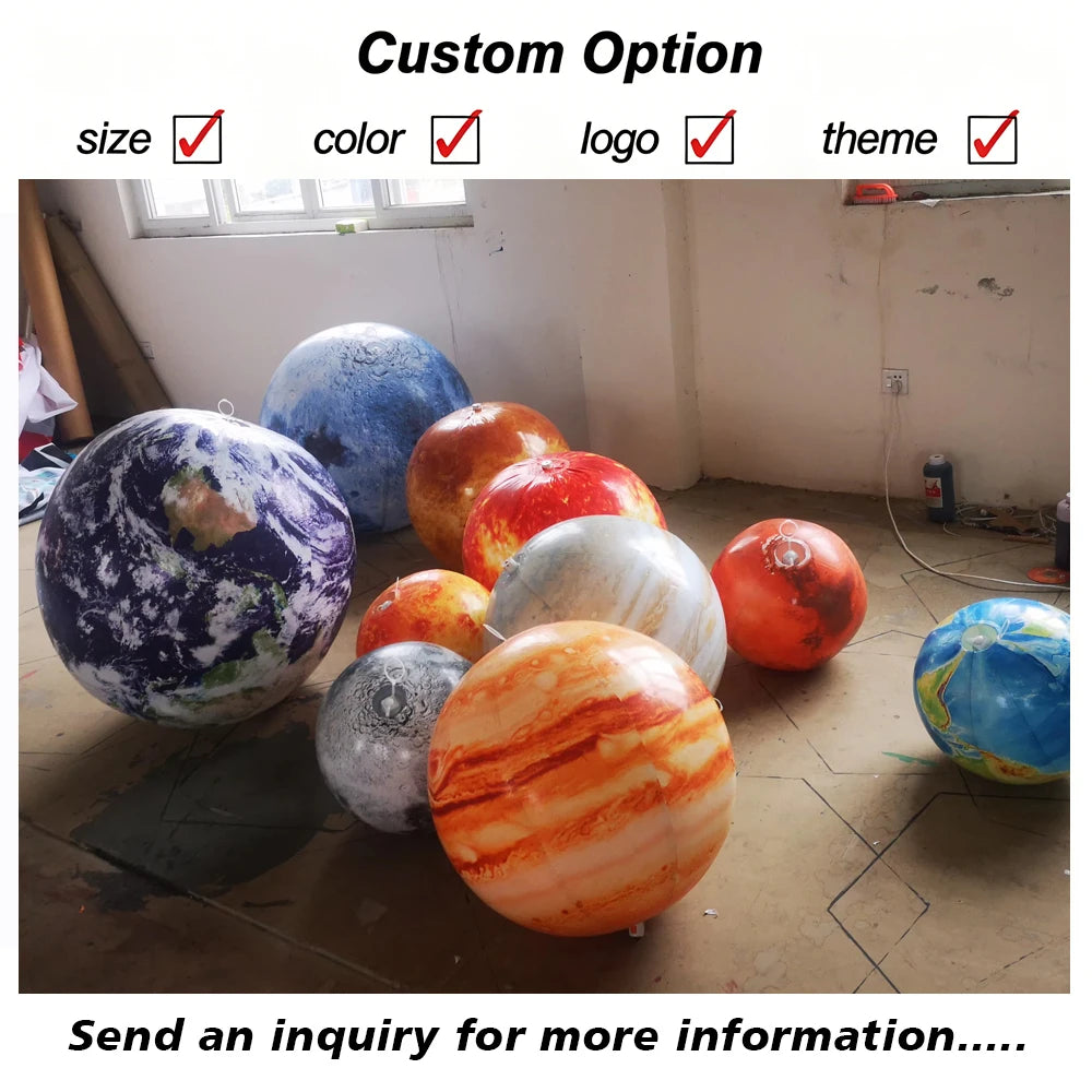Customized Inflatable Balloon Inflatable Cosmic Planet Earth