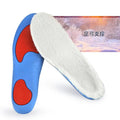 Sports Arch Men's and Women's PU Shock-absorbing Wool-like Winter Warm Thickened Insole