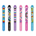 29 PCS ABS DIY Candy Color Building Block Fashion Wrap Bracelets for Children 6+ Years Kids Gift