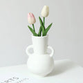 Exquisite Modern Creative Resin Vases Home Decor Ornament Tabletop Decorative Resin Flower Vases for Living Room