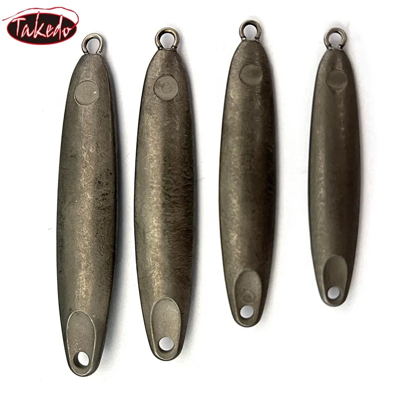 TAKEDO JD01 25g 40g 60g 80g Tungsten Sea Single Circle Fishing Metal Jig Lure Artificial Bait Shore Casting Slow Jigging Lure