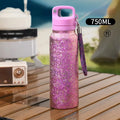 DoubleLayer Titanium Thermos Water Bottle Leakproof Lid Insulated Cup Beautiful High Grade Titanium Sports Mug Keep Drinks Fresh