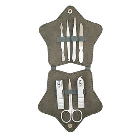 In Stock Durable Convenient Grooming Kit Christmas Series 7-Piece Portable Nail Clipper Set