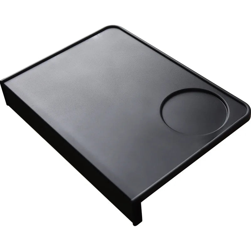 Top Seller Coffee Accessories Black Color Soft Rubber Mat Silicone Coffee Tamper Mat