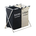 600D Oxford Foldable Laundry Baskets Large Capacity Laundry Basket Laundry Organizer Storage Divider with Lid