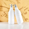 Empty Shampoo Container 1000ml Refillable Shampoo Empty Shower Plastic Bottles with Pump for Bathroom Lotion Body Wash