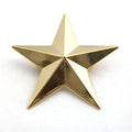 60MM 3D Star Badge Star Car Emblem Sticker Star Metal Brooch Manufacturer