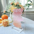 Custom Modern Style Blank Acrylic Sign Holder for Wedding Card Gift & Event Party Party Sign Acrylic Board