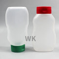 Heat Resistant PP Sauce Squeeze Bottle Chili Tomato Paste Logo Custom Hot Sauce Plastic Squeeze Bottle