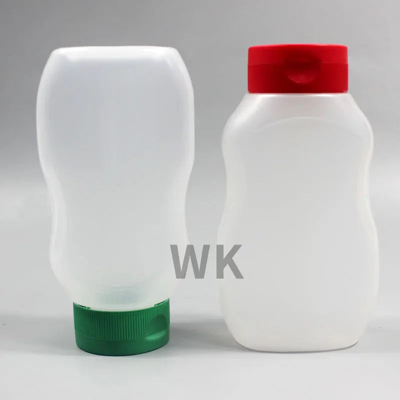 Heat Resistant PP Sauce Squeeze Bottle Chili Tomato Paste Logo Custom Hot Sauce Plastic Squeeze Bottle