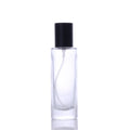 Cylindrical Empty Transparent 30ml 1oz Glass Perfume Bottle Packaging Fragrance Spray Parfum Bottle with Cap