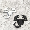 Car Refitting Metal Car logo 3D Metal Car Tail with Scorpion logo