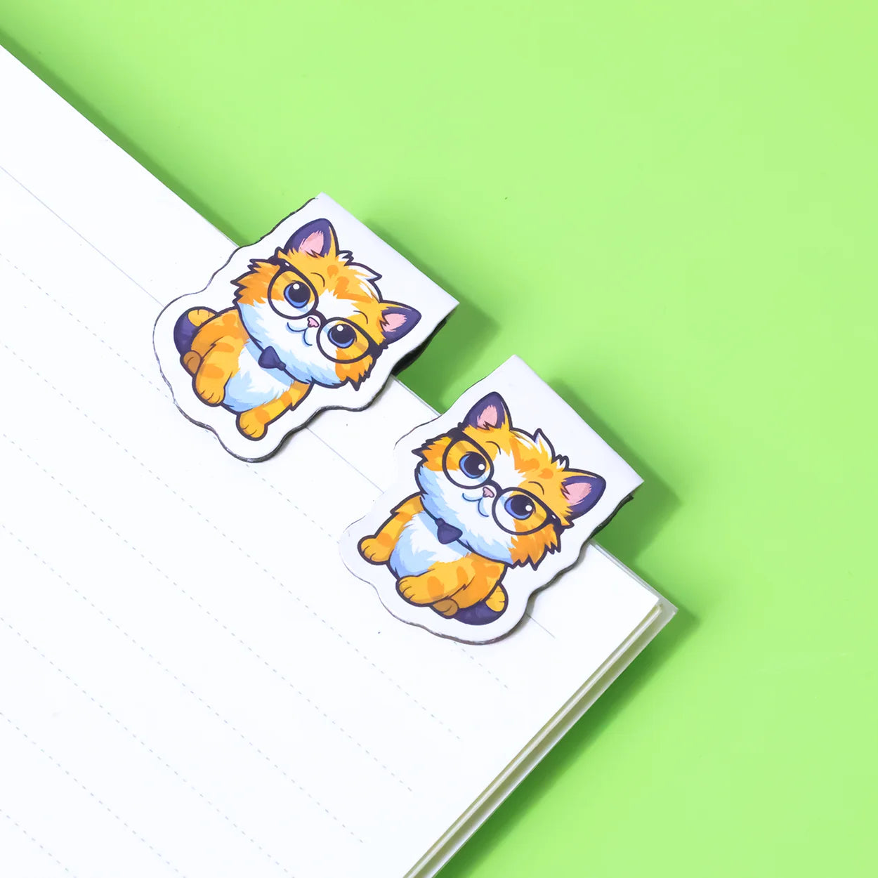 Printed Anime Double Sided Magnet Bookmark Custom Folding Magnetic Bookmark