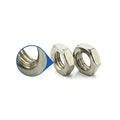 Factory Wholesale Metal Hexagon Stainless Steel 304 316 Metric Hex Thin Jam Nut Nuts