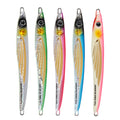 Jigging Pro 60g 80g 100g Saltwater Boat Casting Jigbait Sea Bass Vertical Fishing Jig Long Cast Offshore Speed Fall Jigging Lure