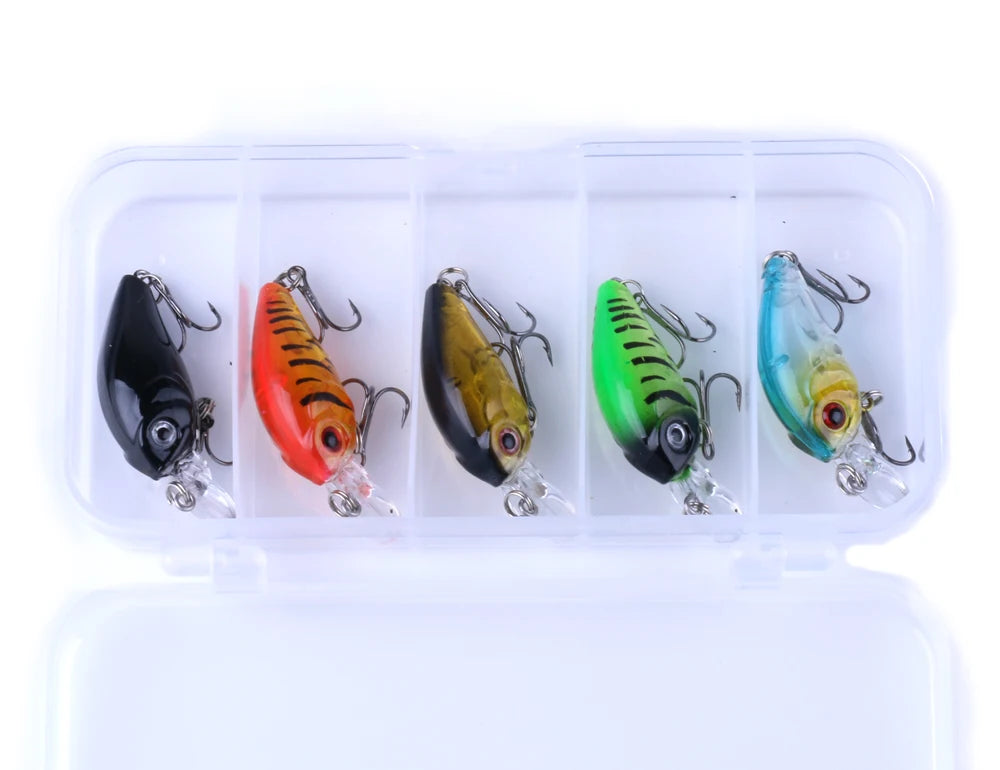 Fishing Lures Combo  4.5cm/4g Minnow Lure Hard Artificial Bait Crankbait Live Like Fishing Action Saltwater Lure Set
