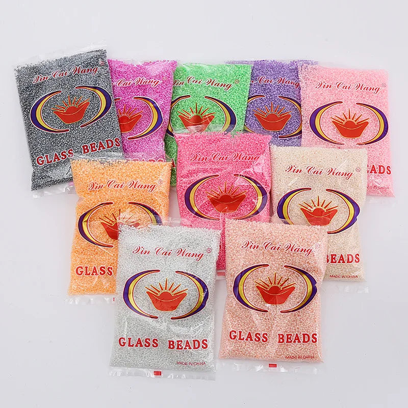 Wholesale Good Quality 450grams Transparent Glass Seed Beads 2/3/4mm Mini Seed Beads for Jewelry Making