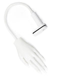 Silicone Prosthetic Nail Hand for Nail Art Practice 360 Degree Flexible Easy Fix Disassemble Beautiful Training Tool