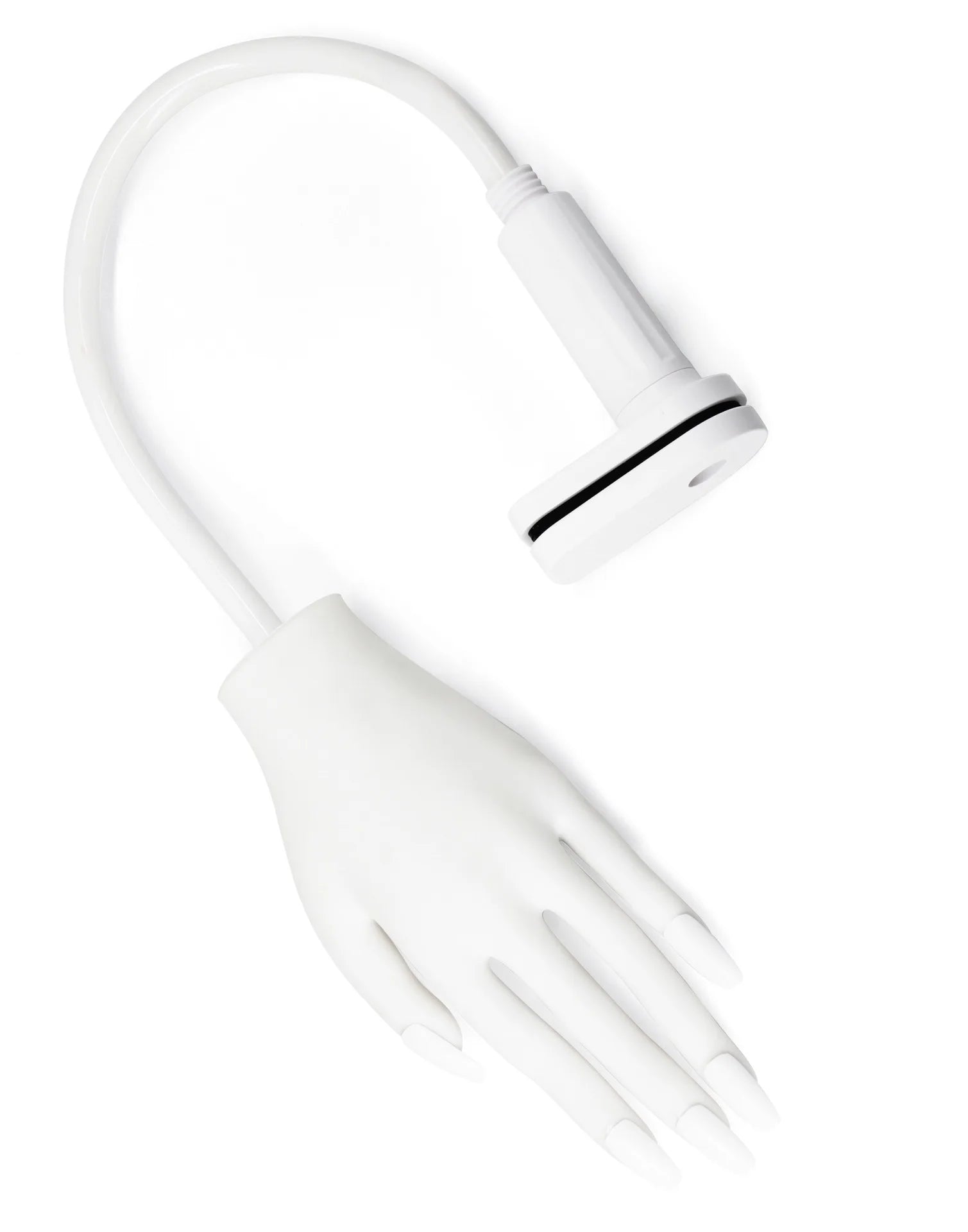 Silicone Prosthetic Nail Hand for Nail Art Practice 360 Degree Flexible Easy Fix Disassemble Beautiful Training Tool