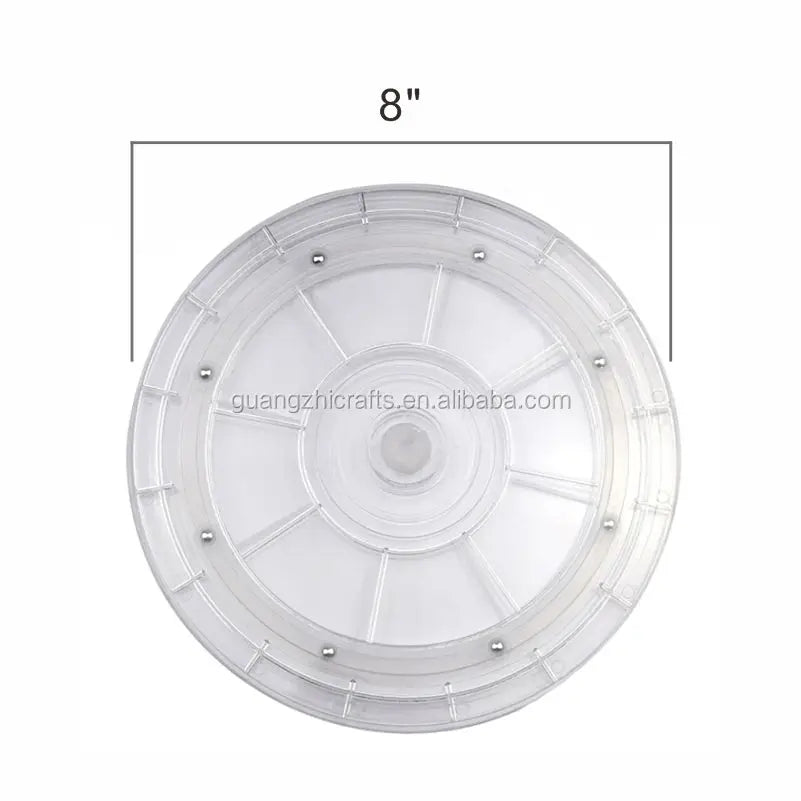 Clear Heavy Duty Lazy Susan Turntable Organizer Acrylic 8 Inch Organizers