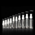 30ml 50ml 80ml 100ml 120ml Small Watering Can Transparent Fine Mist Perfume Plastic Spray Bottles
