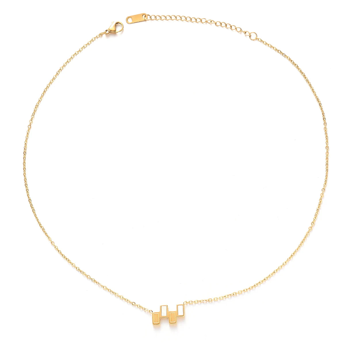 Custom Stainless Steel Jewelry Natural Shell Necklace Fashion 18k Gold Plated Charm Necklace for Women