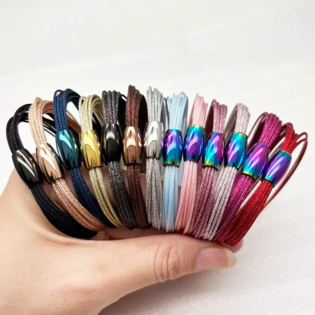Wholesale Custom High End Quality Magnetic Clasp Stainless Steel Wire Bracelet for Fashion Women Birthday Valentine's Day Gift