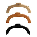 Nolvo World 20cm Natural Square Wooden Bag Handles & Vintage DIY Buckles-Eco-Friendly Handbag Luggage Accessories