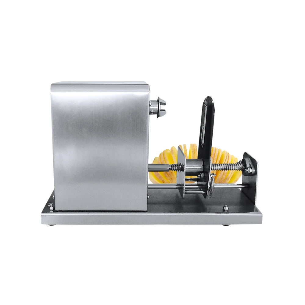 Electric Potato Twister Tornado Slicer Machine Automatic Spiral Cutter Vegetable Slicer Machine