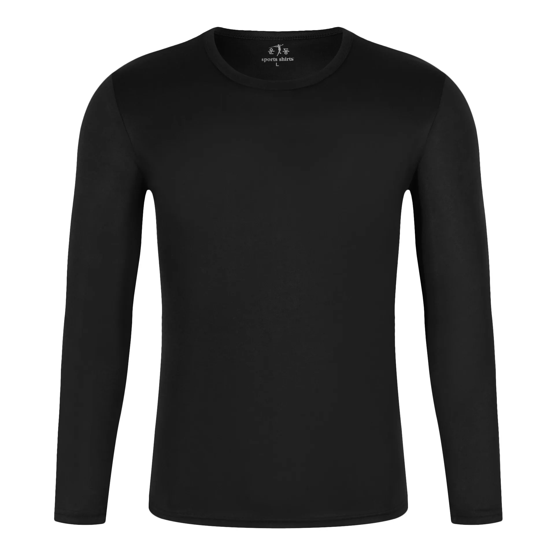 Quick Dry Sports Solid Wholesale O-neck Cotton Custom Fit Plain OEM logo Blank Couple Long Sleeve Men Tee t Shirts
