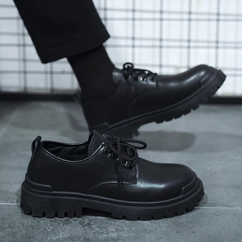 Spring and Autumn New Low Top  Shoes Lightweight Comfortable Casual Shoes Non Slip PU Walking Shoes Men