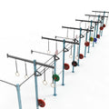 Multifunctional Cross Training Power Tower Rack 6-Station Commercial Use Steel Tube Bodybuilding Gym Rig Sunshine Brand Durable