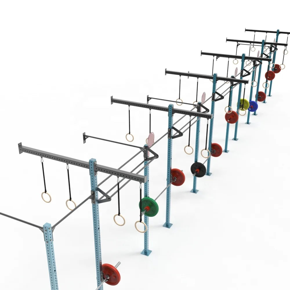 Multifunctional Cross Training Power Tower Rack 6-Station Commercial Use Steel Tube Bodybuilding Gym Rig Sunshine Brand Durable