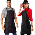 Custom LOGO Size Bib Waterproof Barbershop Restaurant Baking Beauty Salon Painting House Kitchen Accessories Cleaning NylonApron