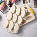 Manjia Silicone Leaf Shape Cupcake Mold BPA Free Cake Chocolate Soap Cupcake Pan MS105