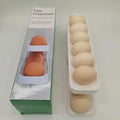 Hot Selling Kitchen Plastic Food Egg Dispenser Storage Rack Rustic Egg Holder Organizer for Fridge