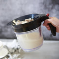 4 Cup Plastic Fat and Gravy Separator Strainer 1 Liter Capacity With Bottom Release Dispensing Feature