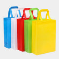 Urgent Reusable Custom Trolley Cart Foldable Online Shopping Tote Bags Eco Customized Promotion Non-Woven Bag Striped 2 Pcs Set