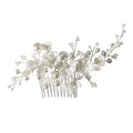 Wedding Dress Headpiece Cherry Blossom Party Favors Pearl Bridal Hair Comb Jewelry Hair Accessories for Women