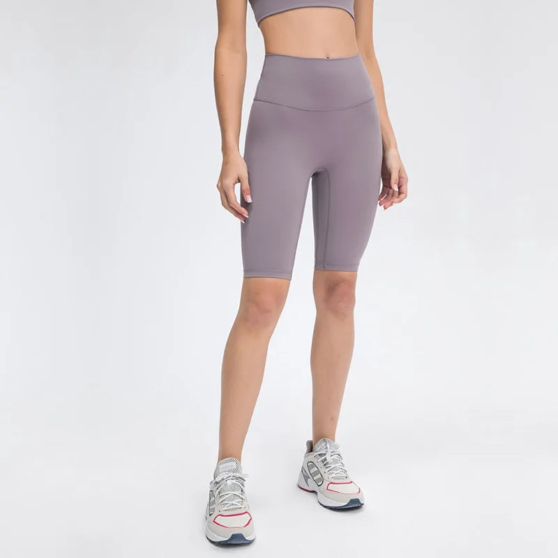 New Arrival Women's Workout Fitness Sportswear Good Quality Quick Dry Biker Shorts Elastic Waist Closure Yoga Gym Shorts Wear
