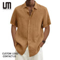 OEM Service Spring Summer New Year Men Casual Hawaiian Tops Short Sleeve Plus Size 5XL Shirts